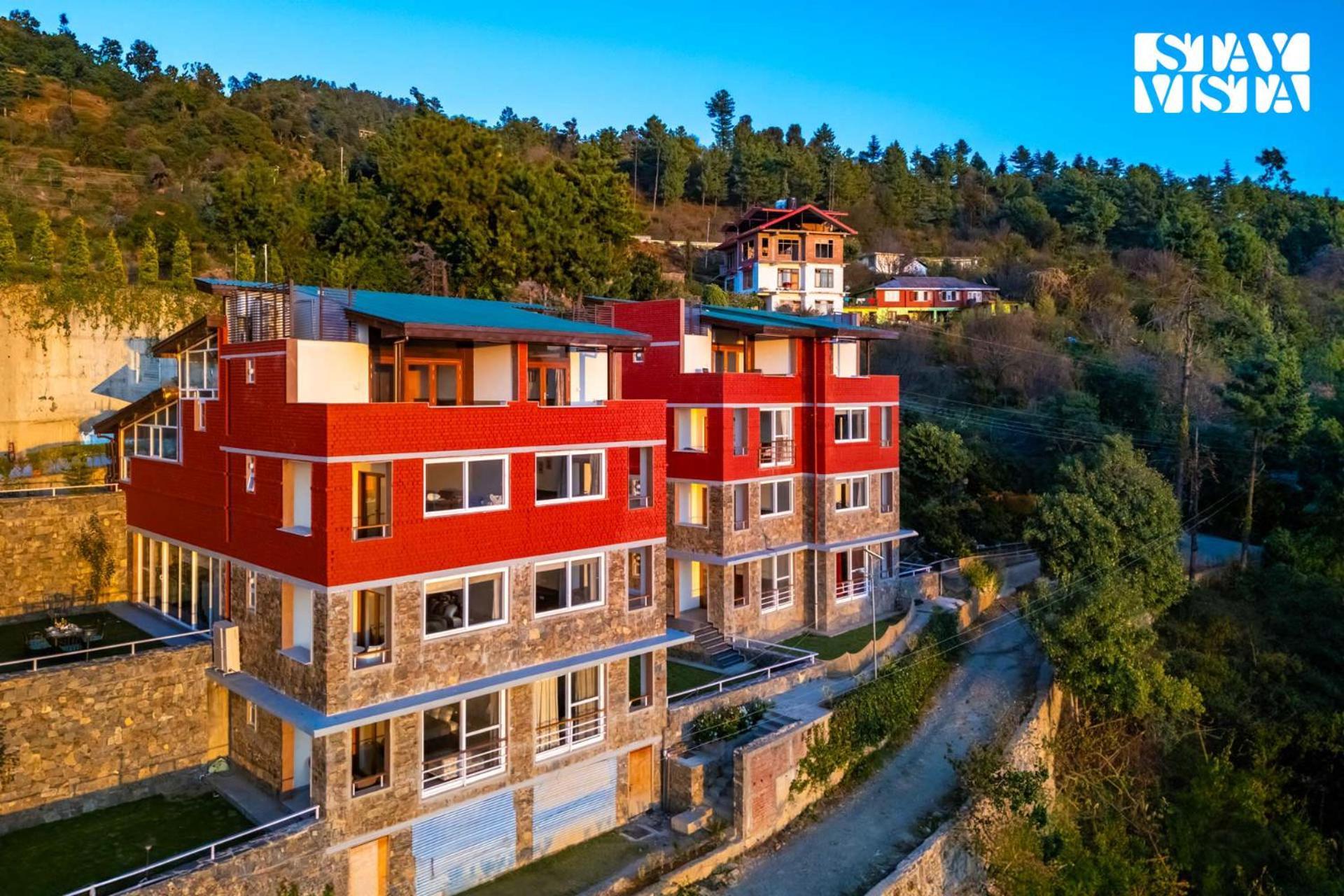 Stayvista At Orchards - Elysium Estate With Wifi, Bonfire シムラー エクステリア 写真