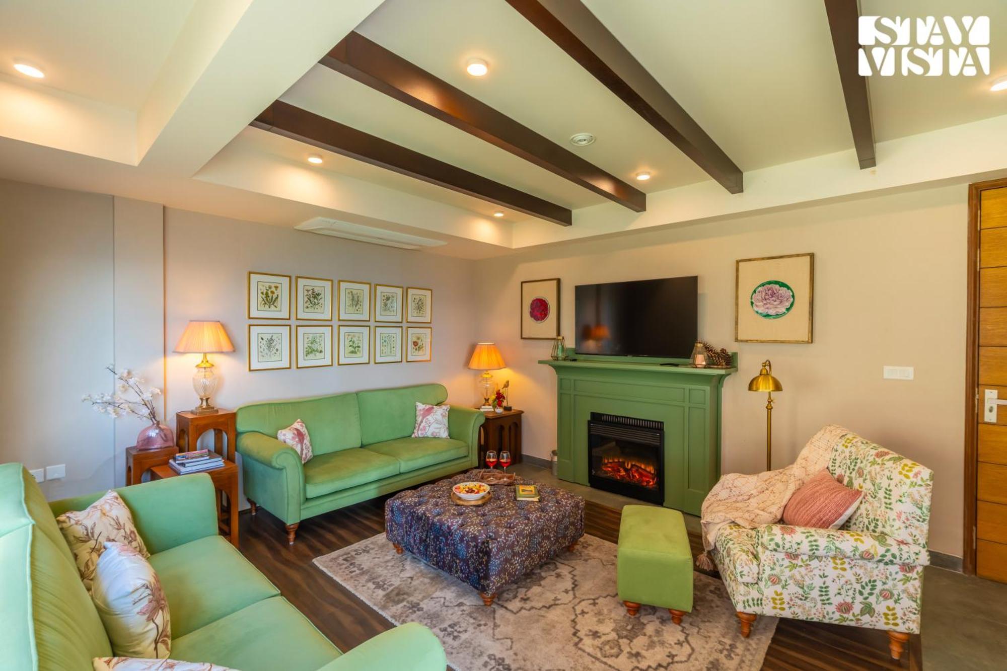Stayvista At Orchards - Elysium Estate With Wifi, Bonfire シムラー エクステリア 写真